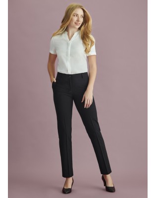Womens Bandless Elastic Waist Pant