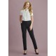 Womens Bandless Elastic Waist Pant