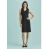 Womens Sleeveless V Neck Dress