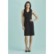 Womens Sleeveless V Neck Dress
