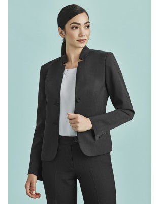 Womens Short Jacket with Reverse Lapel