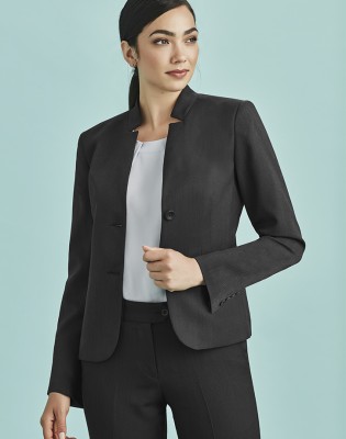 Womens Short Jacket with Reverse Lapel