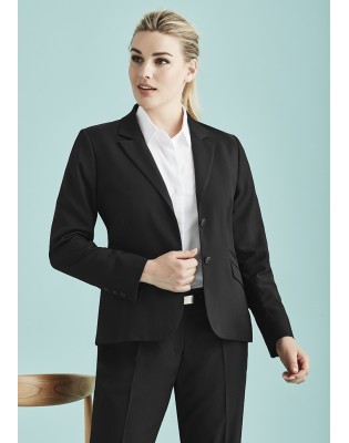 Womens 2 Button Mid Length Jacket