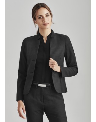 Womens Short Jacket with Reverse Lapel