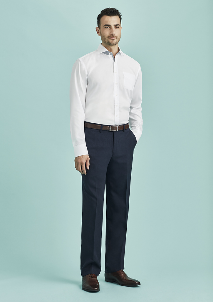 Mens Flat Front Pant Stout