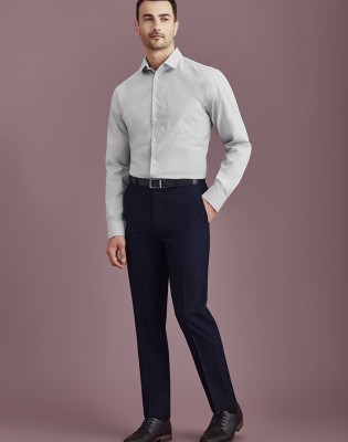 Slim Pant Mens Flat Front