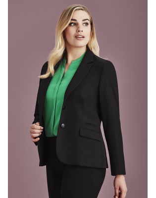 Womens Two Button Mid Length Jacket