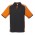 Mens Nitro Polo - Black/Orange/White