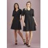 Womens Siena Extended Sleeve Dress