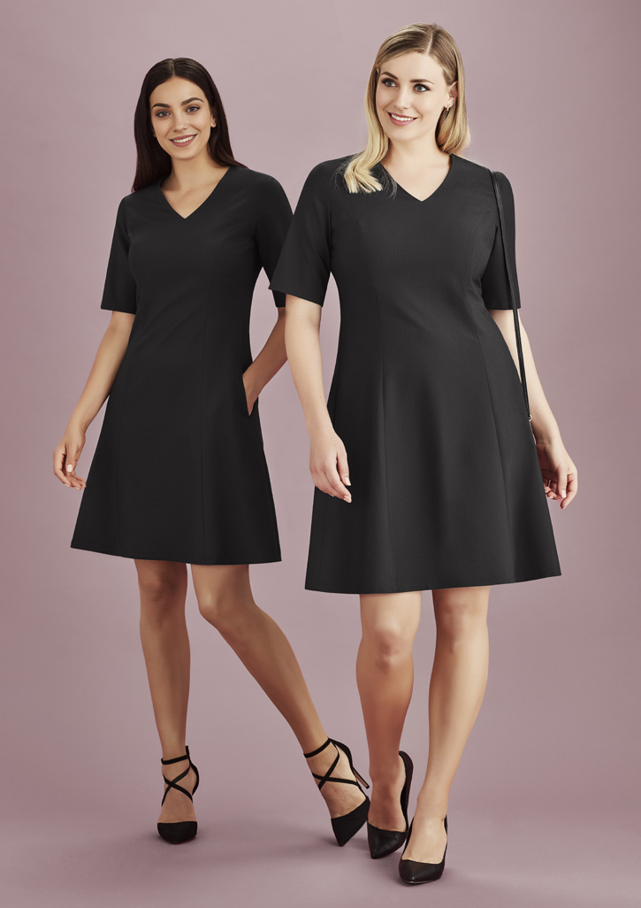Womens Siena Extended Sleeve Dress