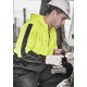 Unisex Hi Vis Full Zip Hoodie