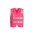 Unisex Hi Vis Full Zip Vest - Pink