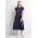 Womens Grace T-Shirt Midi Dress - Navy