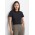 Womens Venture Short Sleeve Polo - Black