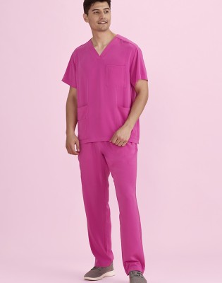 Unisex Pink Scrub Pant