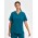 Womens Pulse V-Neck Scrub Top - Caribbean Blue