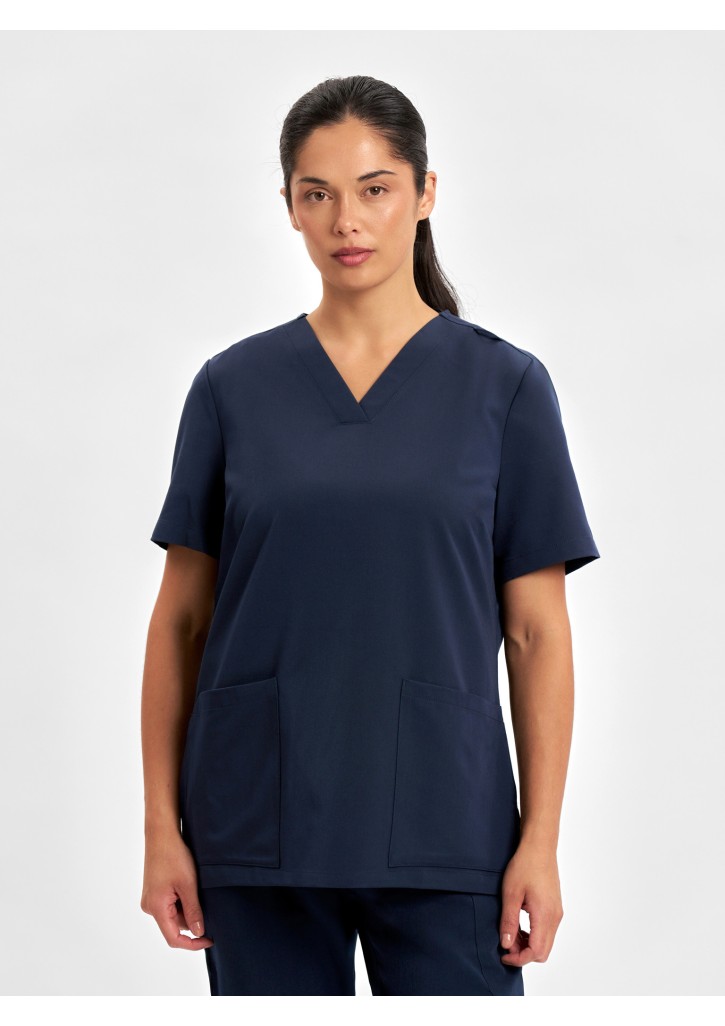 Womens Pulse V-Neck Scrub Top
