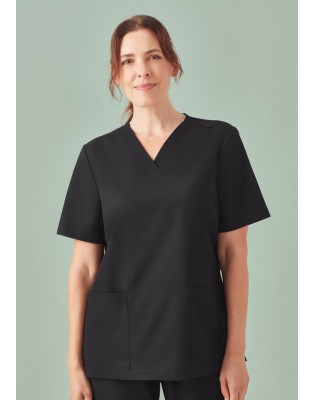 Womens Pulse V-Neck Scrub Top