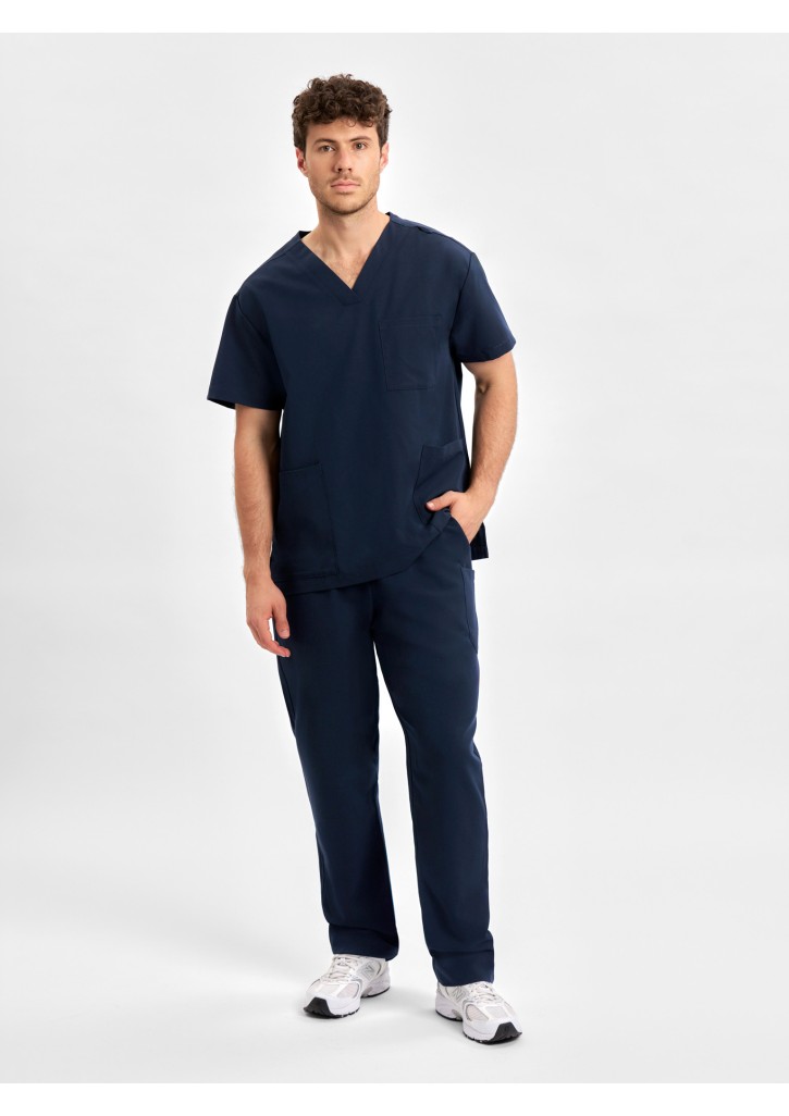 Unisex Pulse V-Neck Scrub Top