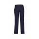 Mens Comfort Waist Flat Front Pant
