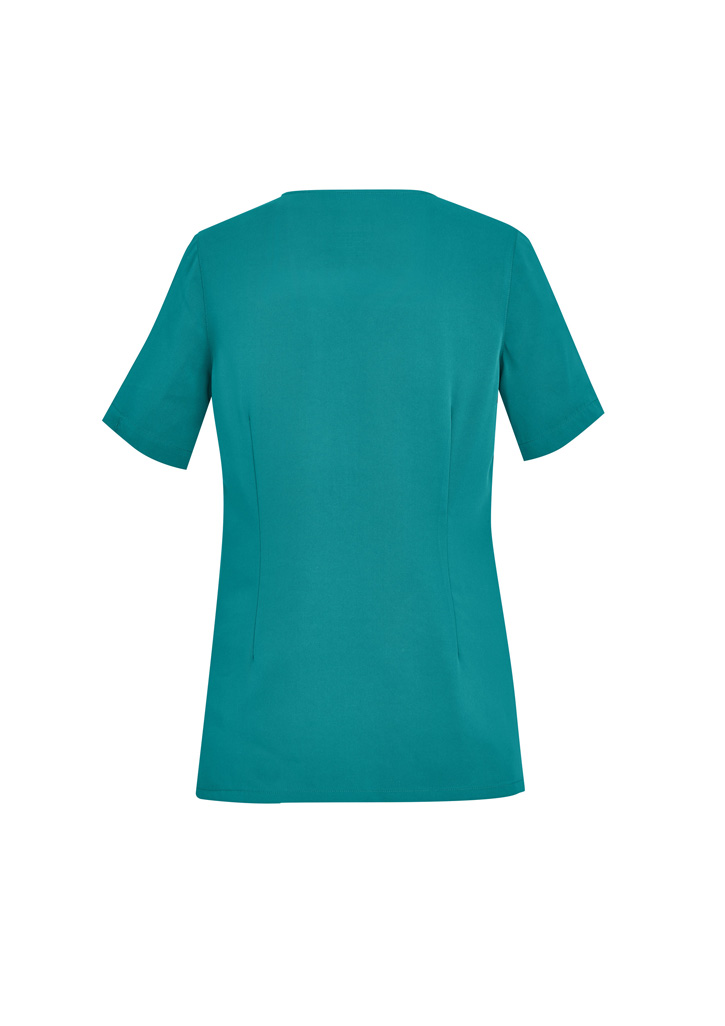 Womens Avery Tailored Fit Round Neck Scrub Top