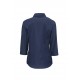 Ladies Micro Check 3/4 Sleeve Shirt