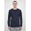 Mens Basis Long Sleeve Tee - Navy