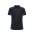 Unisex Grid Short Sleeve Polo - Black/Royal