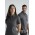Womens Lotus Short Sleeve Polo - Charcoal
