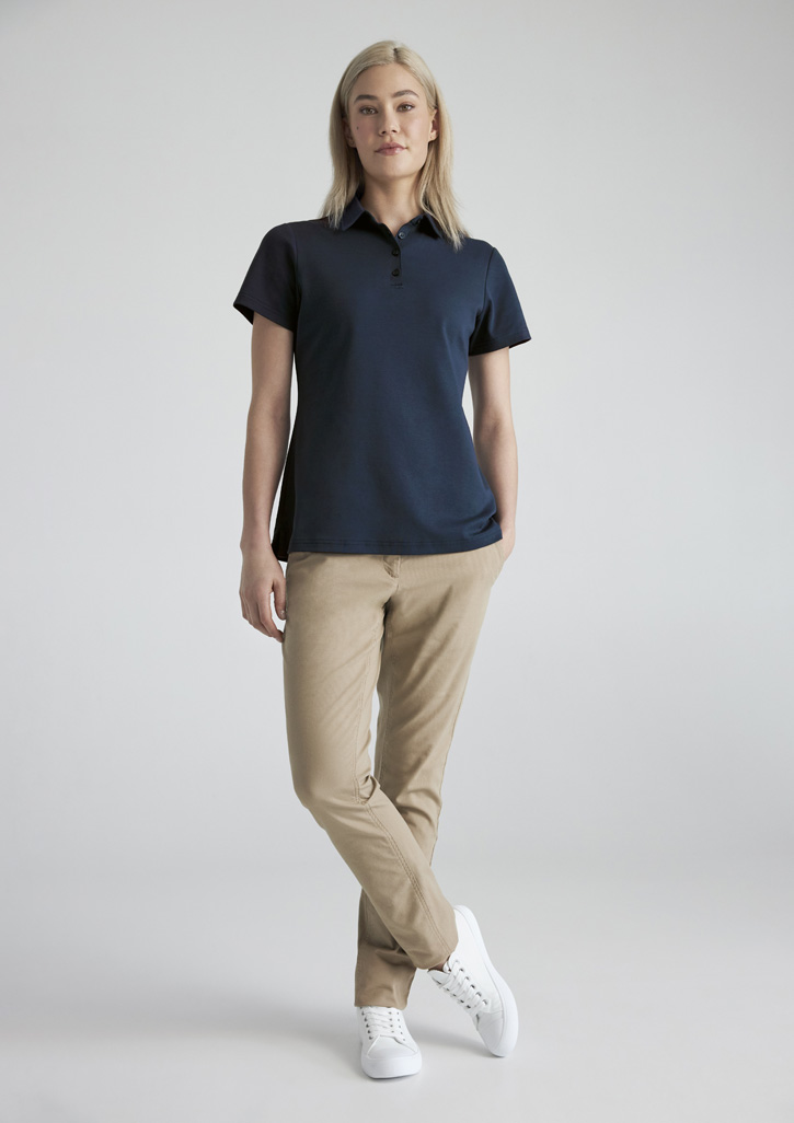 Womens Lotus Short Sleeve Polo