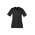 Parks Womens Zip Front Crossover Scrub Top - Black