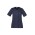 Parks Womens Zip Front Crossover Scrub Top - Midnight Navy