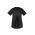 Rose Womens Tunic Scrub Top - Black