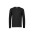 Performance Mens Cotton Long Sleeve Tee - Black