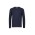 Performance Mens Cotton Long Sleeve Tee - Midnight Navy