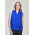 Seville Womens Sleeveless Layered Blouse - Cobalt Blue
