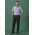 Mens Renew Adjustable Waist  Straight Leg Pant - Pencil Black