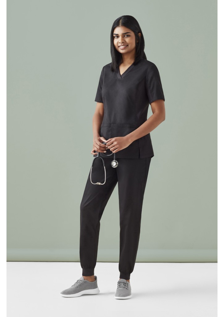 Womens Riley Slim Leg Jogger Scrub Pant