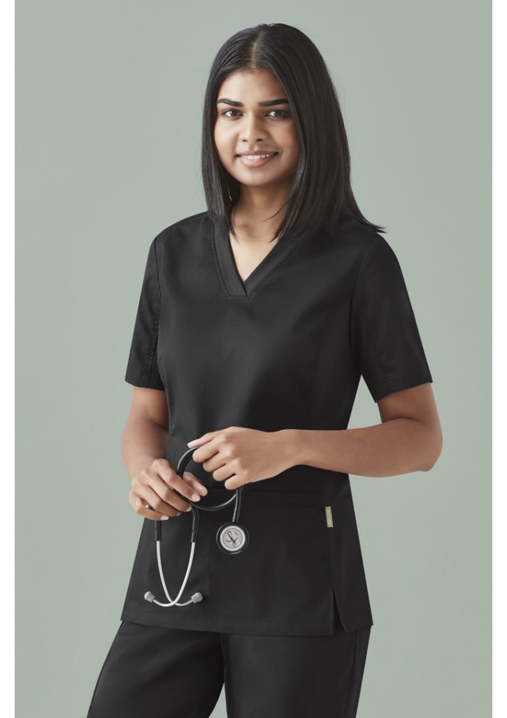 Womens Riley V-Neck Scrub Top