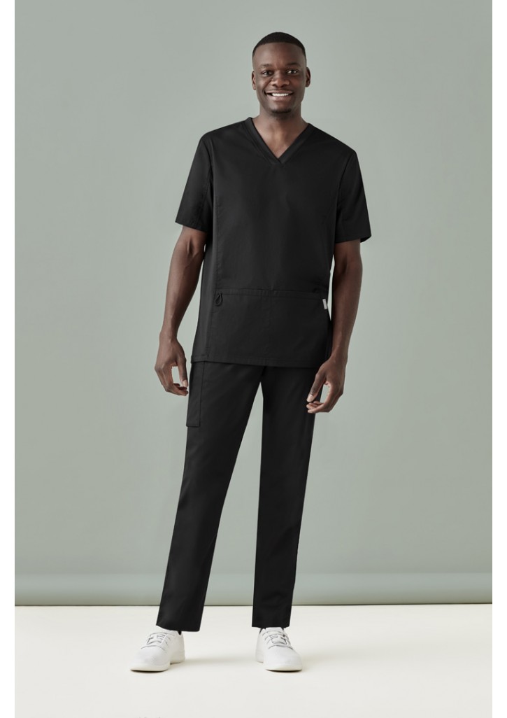 Mens Riley V-Neck Scrub Top