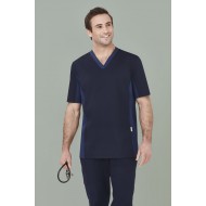 Mens Riley V-Neck Scrub Top