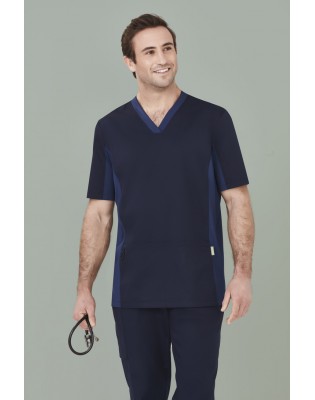 Mens Riley V-Neck Scrub Top