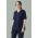 Womens Tokyo V-Neck Scrub Top - Midnight Navy