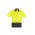 Unisex Hi Vis Basic Spliced Polo - Short Sleeve - Yellow/Charcoal
