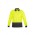 Unisex Hi Vis Basic Spliced Polo - Long Sleeve - Yellow/Charcoal