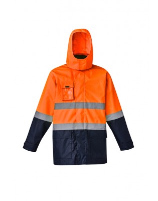 Mens Hi Vis Basic 4 in 1 Waterproof Jacket