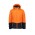 Unisex Streetworx Hooded Puffer Jacket - Orange/Navy