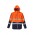 Unisex 2 in 1 Stretch Softshell Taped Jacket - Orange/Navy