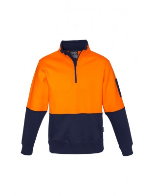 Unisex Hi Vis Half Zip Pullover