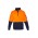 Unisex Hi Vis Half Zip Pullover - Orange/Navy